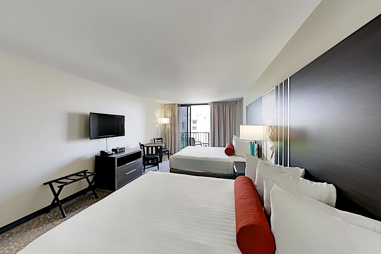 ホノルルAqua Palms Waikiki Ocean View Lanai Parking Includedアパートメント エクステリア 写真
