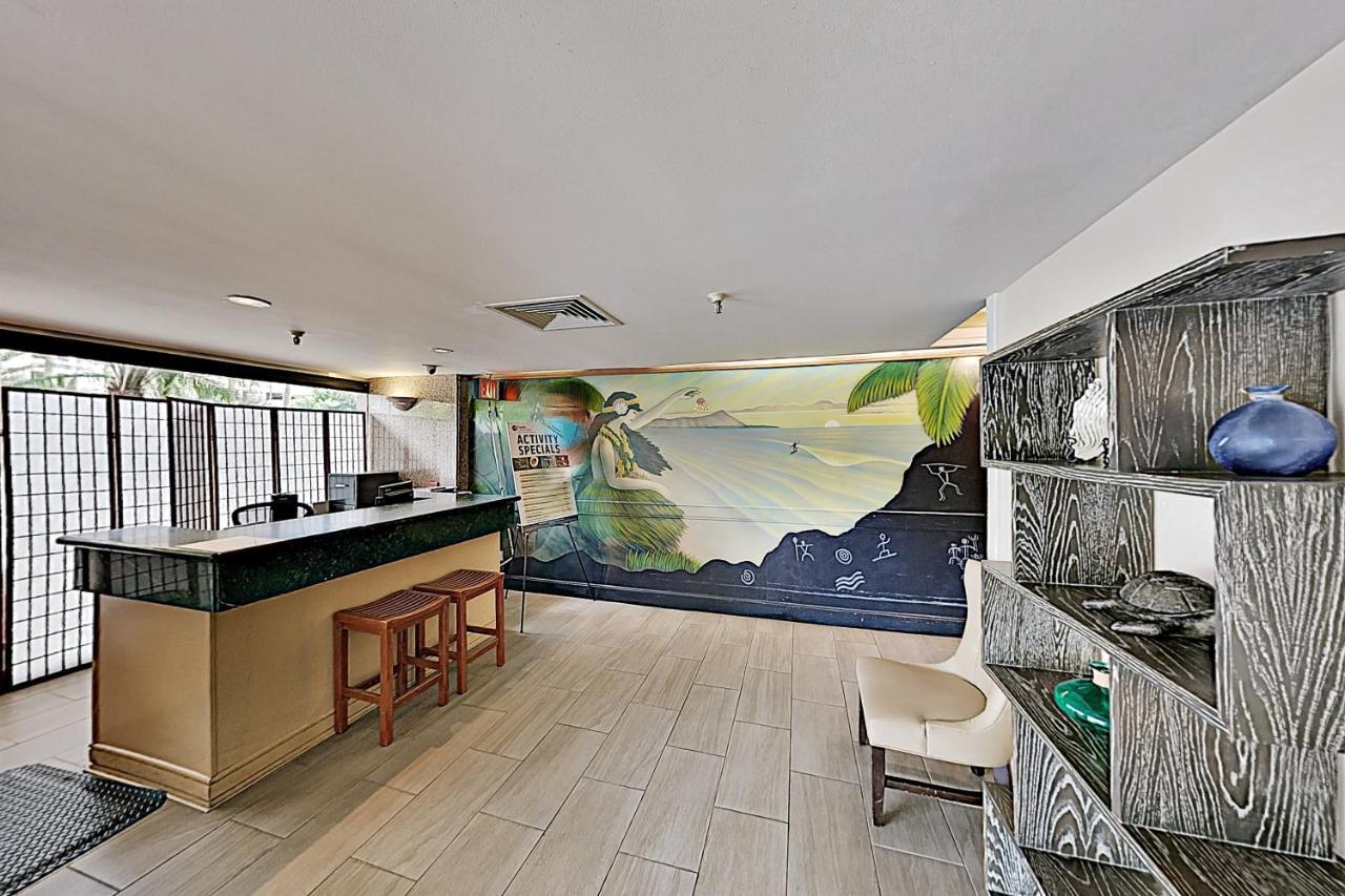 ホノルルAqua Palms Waikiki Ocean View Lanai Parking Includedアパートメント エクステリア 写真