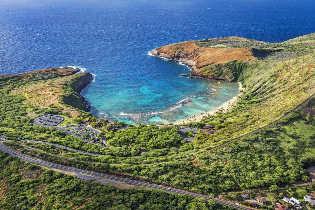 ホノルルAqua Palms Waikiki Ocean View Lanai Parking Includedアパートメント エクステリア 写真