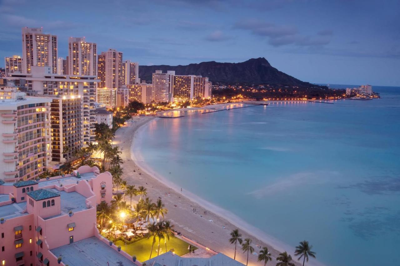 ホノルルAqua Palms Waikiki Ocean View Lanai Parking Includedアパートメント エクステリア 写真